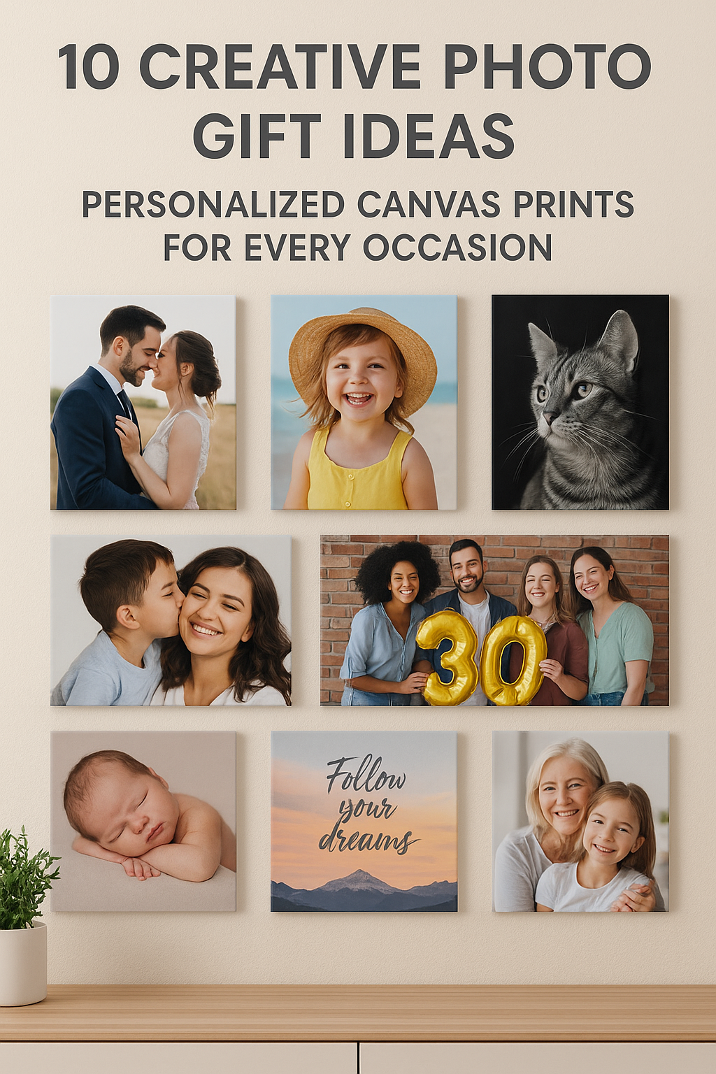10 Creative Photo Gift Ideas Personalized Canvas Prints for Every Occasion
