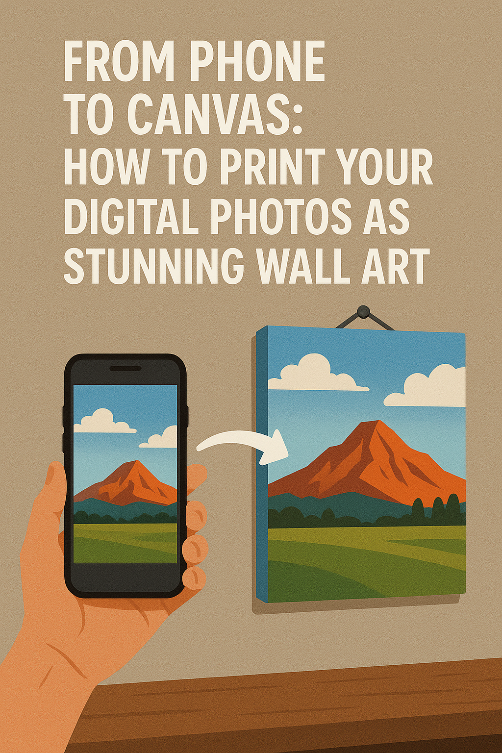 From Phone to Canvas How to Print Your Digital Photos as Stunning Wall Art