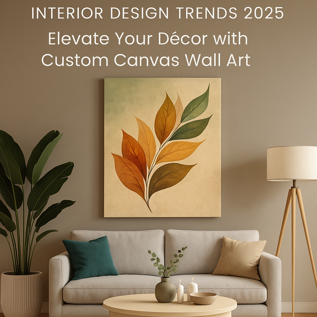 Interior Design Trends Custom Canvas Wall Art