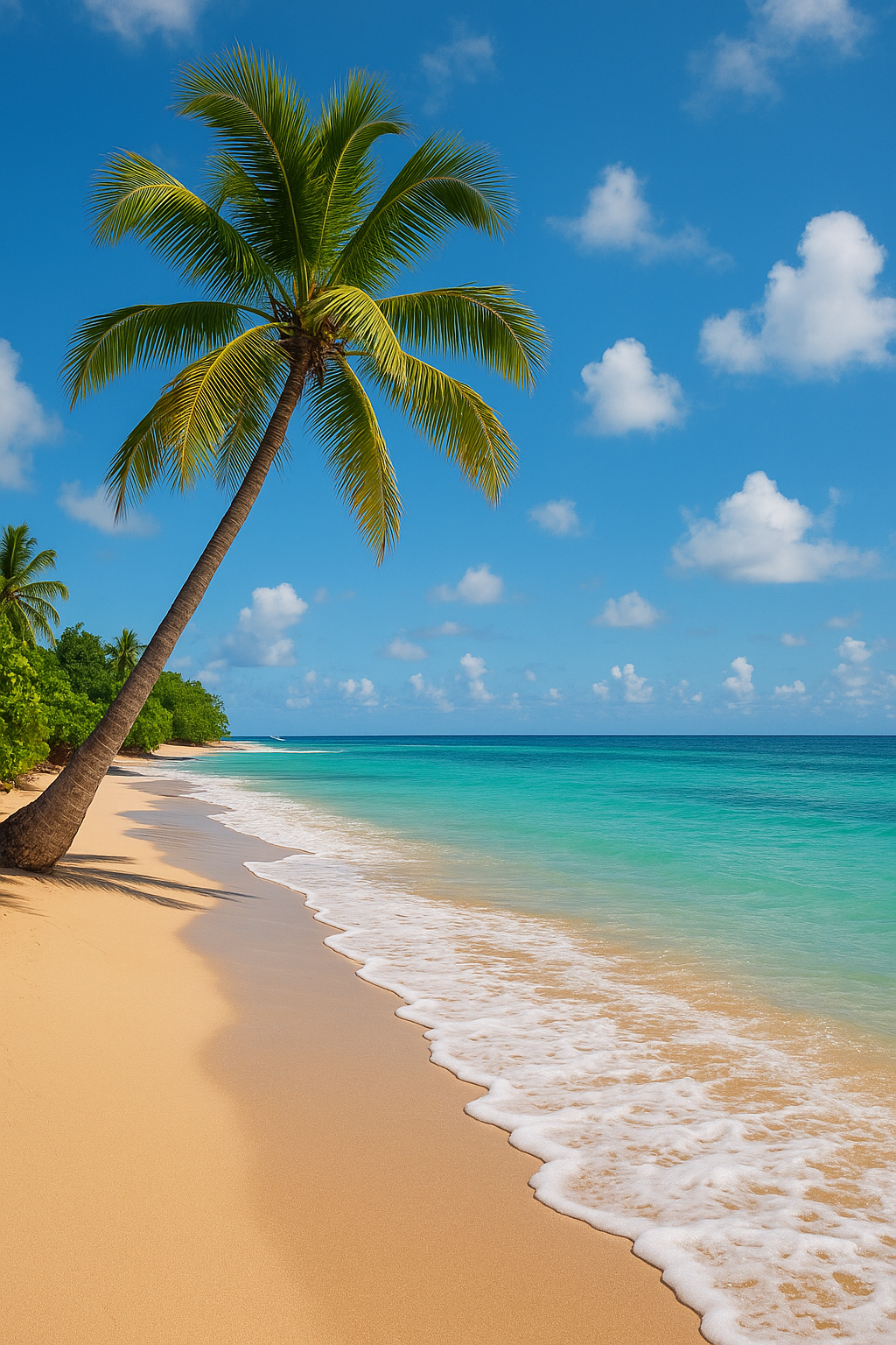 Tropical Beach Canvas Print
