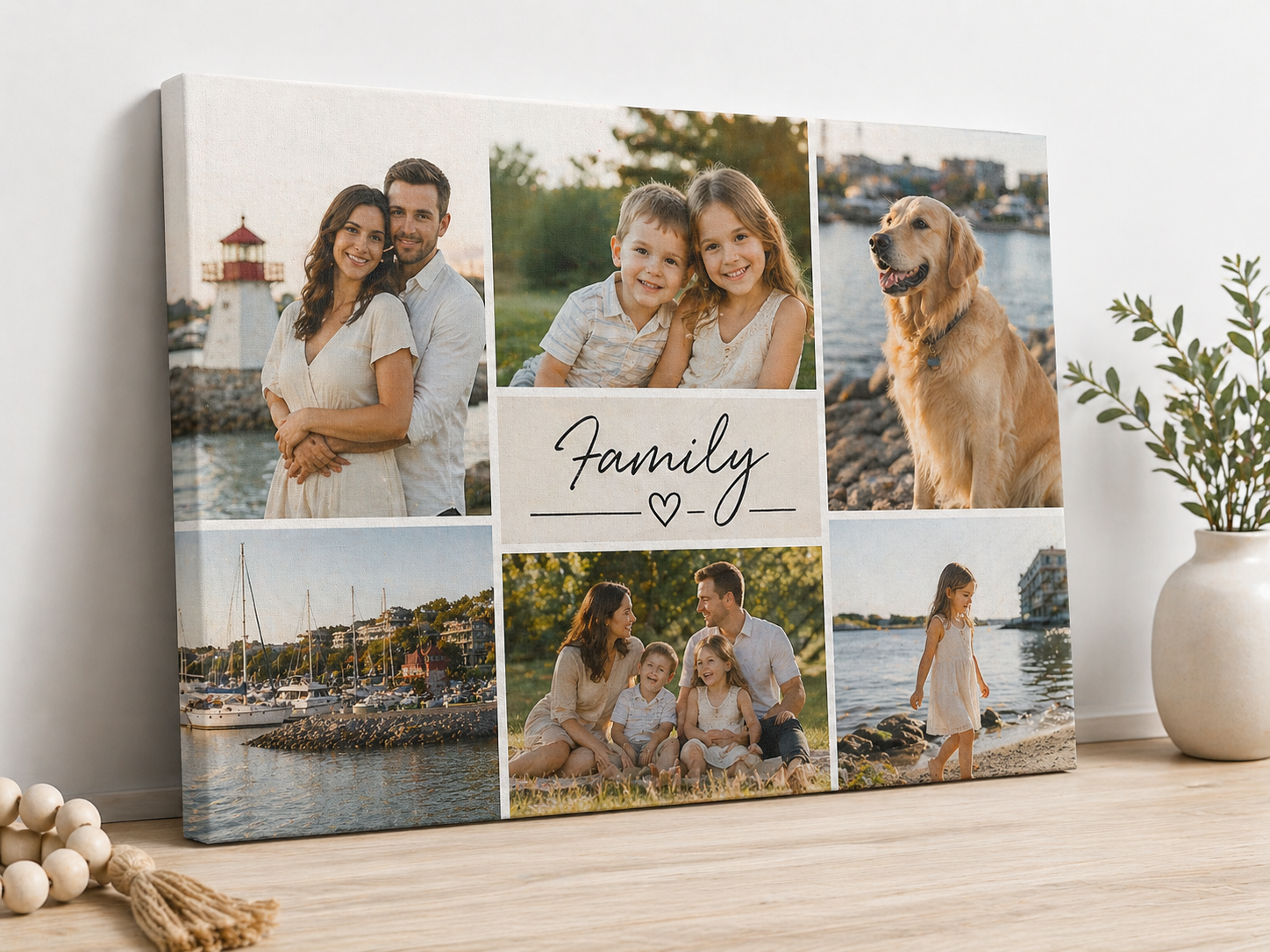 Photo collage canvas Oakville Ontario